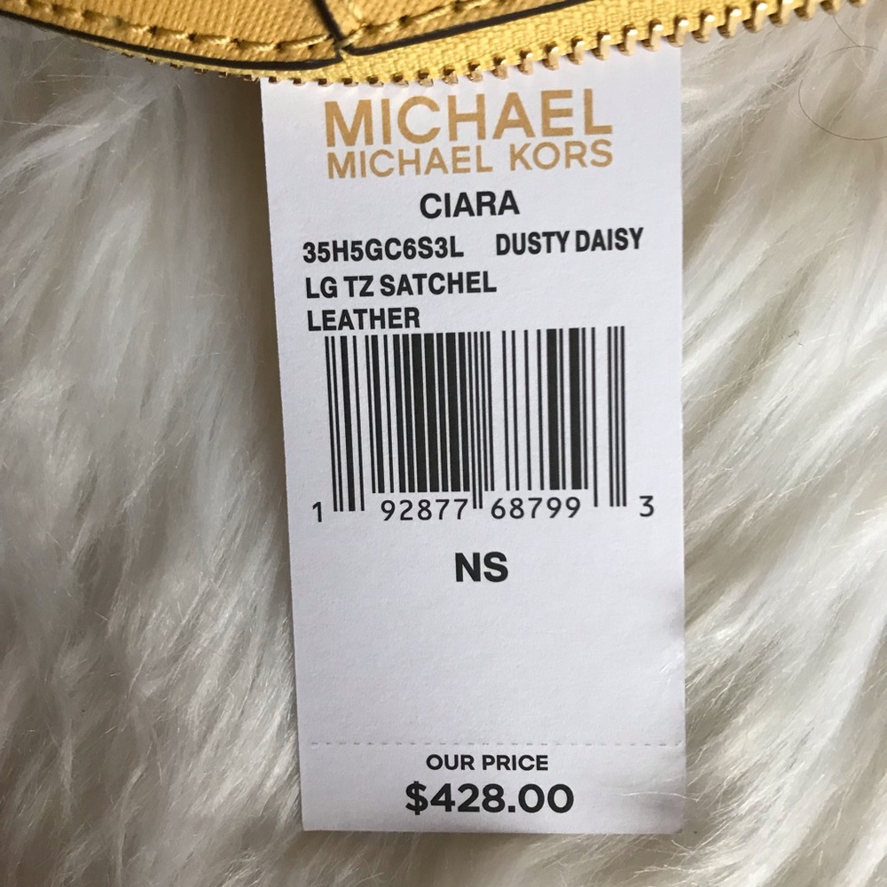 Michael Kors Large Ciara Satchel Bag - Picture 8 of 8